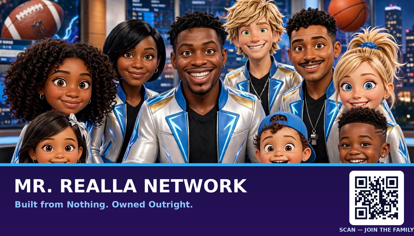 Mr. Realla Network card — the Crew edition, the full cast