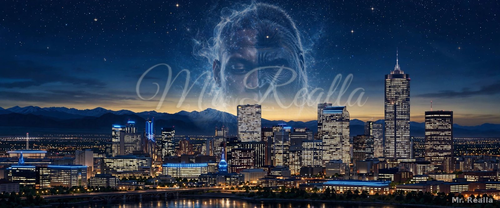 Denver at night under the stars — home of the Mr. Realla Network